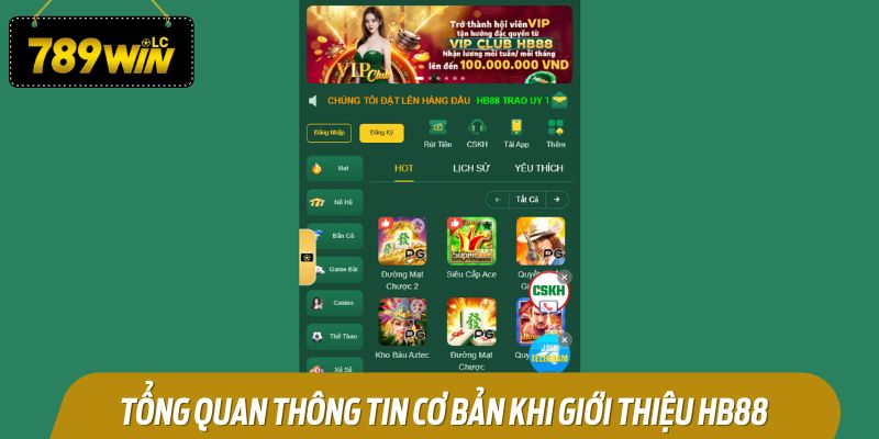 Giới thiệu HB88 - nhà cái uy tín, đẳng cấp hàng đầu hiện nay.